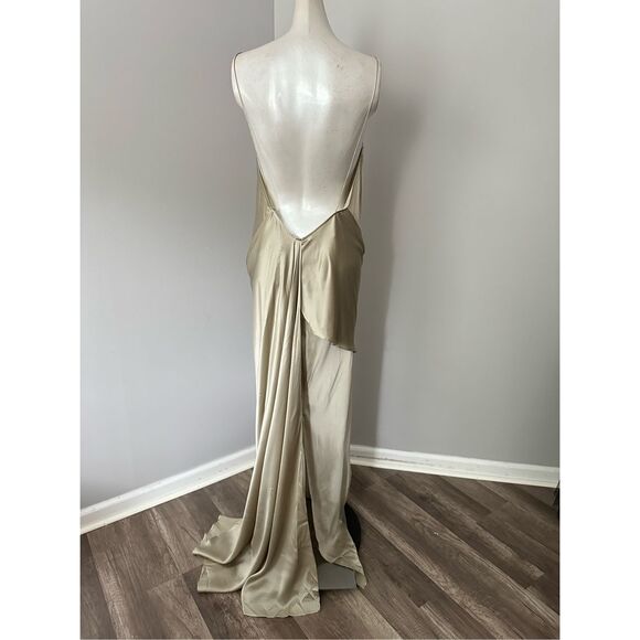 NWT CHRISTOPHER ESBER Verdant Falls Draped Dress Size AU 10 / US 6 $1095 - Picture 6 of 10